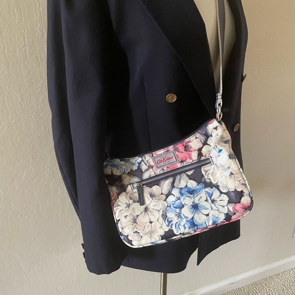 Cath Kidston Floral Crossbody - Navy, Pink, Cream
